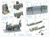 Quinta Studio QD48611 A6M2-K Zero 3D-Printed & coloured Interior on decal paper (Eduard) 1/48